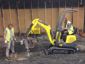 Electric Powered Micro Digger