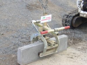 Digger Mounted Kerb Lifter