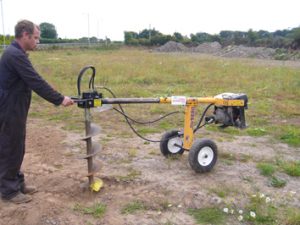 Hydraulic Pedestrian Post Borer